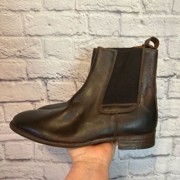 Robert Wayne Oklahoma Leather Chelsea Boots Sz 10.5 D main image 9